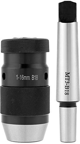 Mandrino autoserrante professionale, mandrino autoserrante resistente e durevole Mandrino autoserrante Mandrino autoserrante Mandrino autoserrante in acciaio Capacità 1-16 mm con