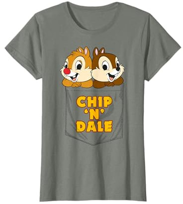 Disney Chip 'N Dale Faux Pocket Maglietta