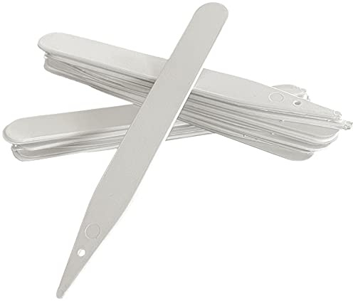 Garden Gadgets Reusable White Plastic Stick in Plant Labels, 15cm, 100 Pcs