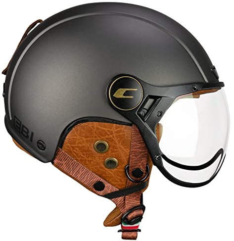 CGM EBI Skihelm Unisex Erwachsene, Graphit Satin, L (59 cm)