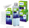 Philips AquaClean Rundum-Pflegeset für Kaffeevollautomaten (enthält Wasserfilter CA6903), Entkalker 250 ml, Schmierfett HD5061, Kaffeefettlöser CA6704/10 (6 Tabletten), Reinigungsbürste Seltino