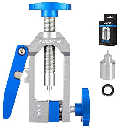 TOOPRE Fahrrad Hydraulische Scheibenbremse Ölnadel Werkzeuge T Einsatz Schlauch Treiber Presse Einsetzen Werkzeug Installation P4A4 Stecker Olive