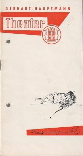 Programmheft Heinrich von Kleist DER ZERBROCHENE KRUG 1959