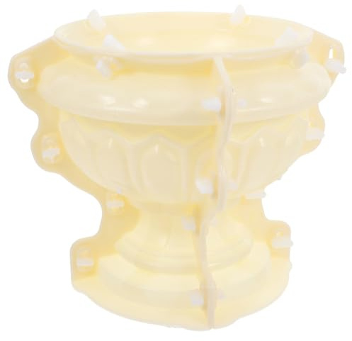 Toddmomy Molde para Macetas Plástico Reutilizable 12.99X12.99X10.23In Molde para Hacer Macetas Artesanales Estilo Europeo para Manualidades Decoración Hogar Jardín