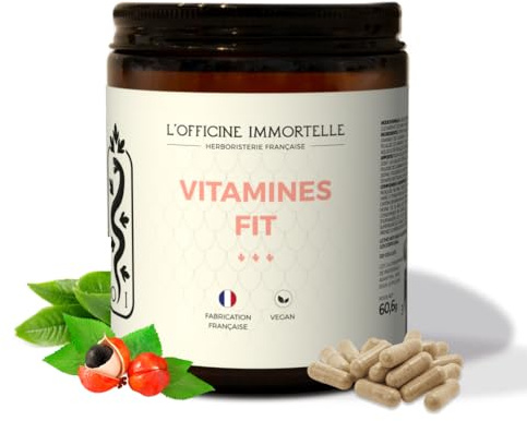 VITAMINES FIT | Affine la silhouette | Purification et Détoxification | Objectif fit | Extrait de Café Vert | Infusion de Thé Vert | Produit en France
