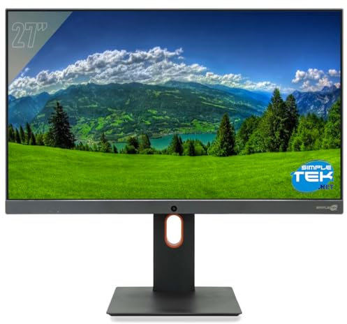 SIMPLETEK - All-in-One Computer Touch 27 FHD Core i3 | Windows 10 Pro 8GB RAM - SSD 240GB | Integrierter Touchscreen PC Aio Webcam