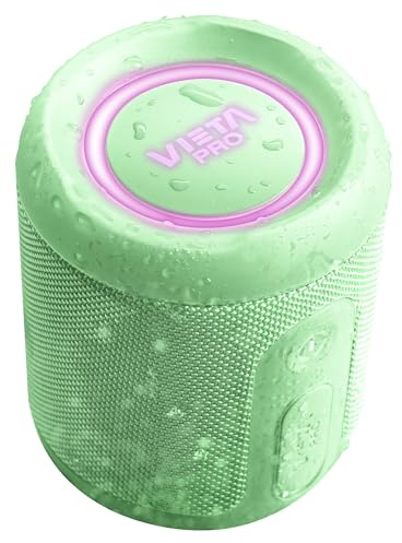 Vieta Pro Altavoz Bluetooth Potente 25W Portatil, Compatible Alexa Echo Dot, Resistente Agua IPX7, 13H Batería, Micrófono, USB-C, TWS, RGB Easy 4