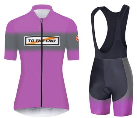 UGLY FROG FBAnv24Hu Damen Radtrikot Set Radtrikot Kurzarm + Radhose mit 20D Sitzpolster MTB Fahrradbekleidung