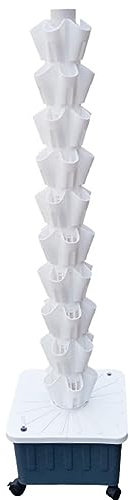 HYEFDWS Torre idroponica, Giardino aeroponico, Coltivazione idroponica per Giardinaggio Indoor, Coltivazione di Frutta e Verdura, Fori da 40/50/60,