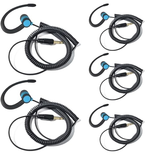 HYSHIKRA 1 Pin 3.5mm Klinke Headset 180° gemeinsamer Empfang Nur Walkie Talkie Ohrhörer
