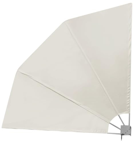 Vopese Toldo para terraza, montaje en pared, color crema, 210 x 210 cm, resistente a los rayos UV, para balcón y jardín Model41576