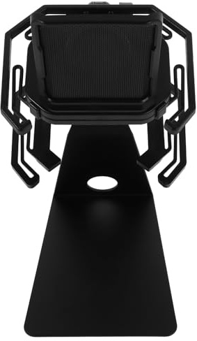STOBAZA Microphone Shock Mount Holder for Desk Stand Shock-absorbing Bracket and Mesh Pop Filter for Studio Recording and Livestreaming