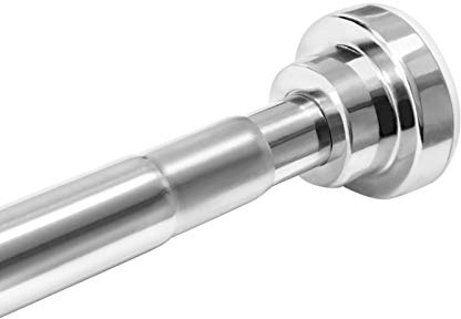 EC Breath Tringle Extensible pour Rideau de Douche 60-100CM, Acier Inoxydable Barre Télescopique pour Rideau, Vêtement, Salle de Bains, Fenêtres ou Portes