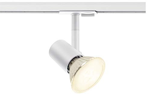 SLV 1 Phasen System Leuchte SPOT TRACK/Strahler, LED-Spot, Decken-Strahler, Decken-Leuchte, Schienensystem, Innen-Beleuchtung / E27 75.0W weiß, 1001875