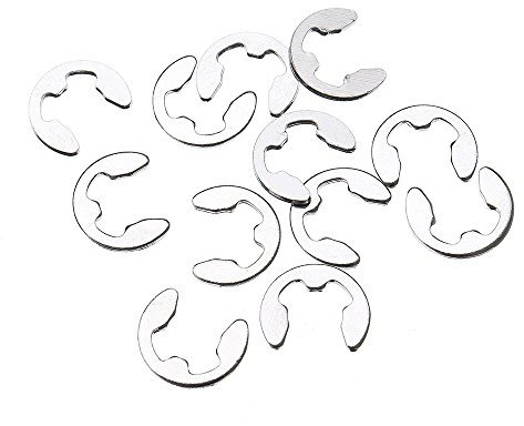 RanDal ™ Mxse1 120Pcs Edelstahl E-Clip-Sororment-Kit 1,5-10Mm Circlip Tools Kit