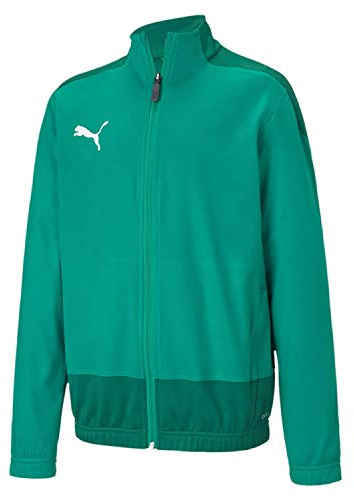 Puma Teamgoal 23 Training Jacket Jr, Giacca da Allenamento Unisex Bambini, Pepper Green-Power Green, 164
