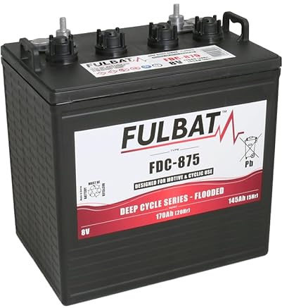 FULBAT BATTERIE DEEP CYCLE FLOODED FULBAT FDC-875 8V 170AH
