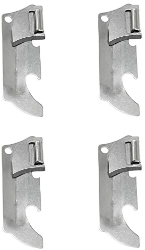 Abrelatas Maxmoral 4 piezas estilo militar mini abrebotellas accesorios de cocina de acero inoxidable camping abrelatas portátil para viajes, camping