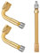 Yizhet Reifenventil Verlängerung Set: 2X 90° Winkelventil + 1x 100mm Schrader Adapter, Kompatibel mit Xiaomi M365, Motorrad, Fahrrad & LKW-Reifen