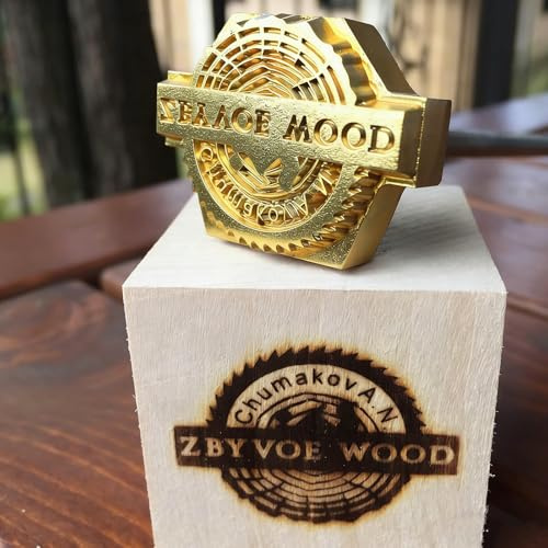 Individuelles Branding Eisen für personalisierte Holz Heat Stamp für Geschenk, Holzbearbeitung Design Küche, Hochzeit (3,8 x 3,8 cm)
