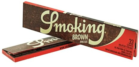 10 x Smoking Brown Brown Kingsize Rolling Papers