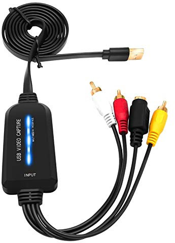 Malloy USB 2.0 Video Aufnahme Karte EIN Kanalige USB Aufnahme Karte AV Aufnahme GeräT Laufwerks Freier Digitaler Konverter