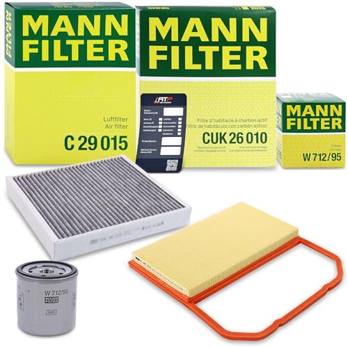 MANN-FILTER Inspektionspaket Filterset 1x Ölfilter, 1x Luftfilter, 1x