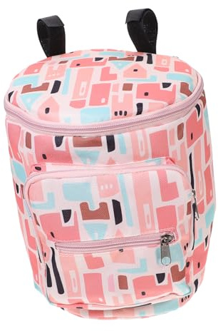 BESTonZON Kinderwagen Organizer Hänge Tasche aus Nylon mit Großer Kapazität Multifunktional für Babyprodukte und Persönliche Gegenstände als Praktischer Aufbewahrungsbeutel Am Kinderwagen