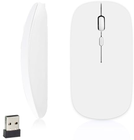 iSTYLE Souris Bluetooth sans Fil – Souris sans Fil silencieuse 1600 DPI réglable, Bluetooth 5.2, légère et Ergonomique, Compatible avec téléphone, Ordinateur, Tablette (Pile AA requise)