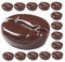 BESPORTBLE 25Pcs Artificial Coffee Beans Realistic Imitation Coffee Bean Props for Jewelry Ornament Home Decor and Crafts Coffee Beans Charm for Creative Projects