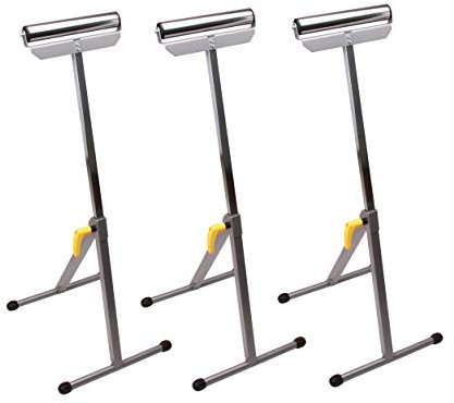 3x Servantes d'atelier à rouleaux – Support réglable en hauteur de 68 à 108 cm