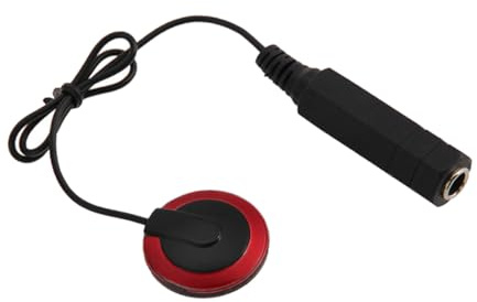 BESPORTBLE Akustikgitarren Tonabnehmer Pickup Replacement Roter Folk Gitarren Piezo Transducer Vielseitig Langlebig Einfach Anschließbar Kompatibel mit Verstärkern für Westerngitarre