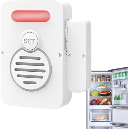 Kühlschrank-Alarm, Tür Offen – Kühlschranktür-Alarm – Sprachalarm, Ajar-Erinnerung, Geschäft, Geschäft, Zuhause, Schule, Zimmer, Schaufenster, Sicherheit