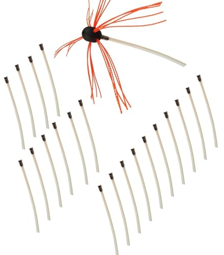 Set di 10 spazzole flessibili da 43 cm, per una canna fumaria efficiente e una migliore ventilazione, riciclabili, trasparenti