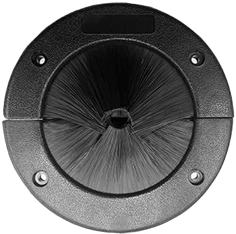 Hole Cover|Wire Hole Cover, Raised Floor Cable Seal Brush Wire Grommet 5.7 Large Round Brush Grommet for Home Data Center Wall Floor Cable Management