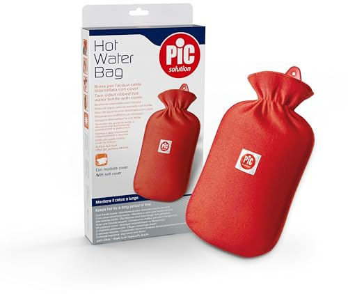 Pic Solution Bolsa de agua caliente con funda