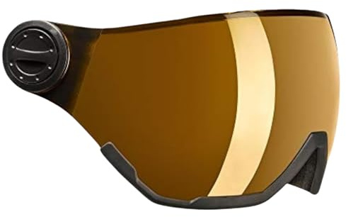 BLACK CREVICE Visière de rechange avec protection complète I Visière de rechange pour casque de ski Arlberg & Gstaad & Saalbach & Silvretta I 5 couleurs I Visière de casque de ski avec revêtement