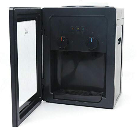 Distributore di acqua elettrica Distributore di acqua calda Detachable Riscaldamento rapido (nero)