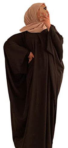 Damen Kleid Muslimische Gebet Abaya Islamische Robe Maxi Afrikanischer Kaftan Türkei Islam Dubai Türkei Kleid in voller Länge mit Hijab