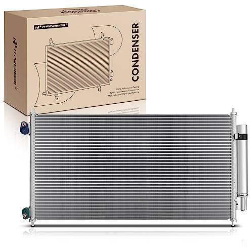 A-Premium Air Conditioning A/C Condenser Compatible with 2008-2012 Honda Accord, 2010-2011 Accord Crosstour, 2012-2015 Crosstour, Replace# 80110TA0A01