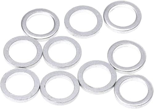 1 mm Fahrrad-Aluminium-Kettenblatt, Schrauben, Abstandshalter, Dichtungsring, Befestigungszubehör, dick, 10 Stück