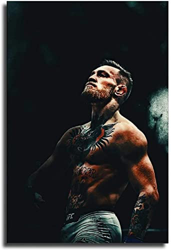 LBMED Leinwand Malerei Bild Conor McGregor Poster für Familiendekor Poster Wandkunst Bilder Und Drucke 23.6x35.4(60x90cm) Kein Rahmen