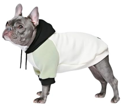 Spark Paws Hunde-Kapuzenpullover – Premium-Qualität, butterweich, hervorragender Komfort und Passform, beruhigende Fleece-Innenseite, geeignet für alle Rassen - Olive Cream - XL