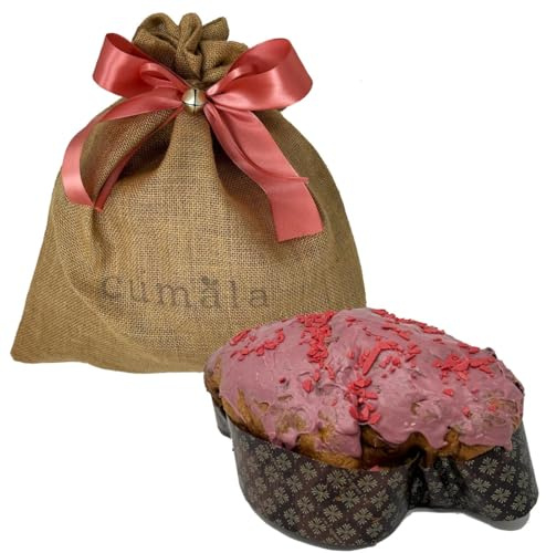 Cumala Colomba Artigianale con Frutti di Bosco, Cioccolato Bianco e Cioccolato Ruby 1 kg. Metodo di Lavorazione con Lievito Madre, 3 Impasti e 72 Ore di Lievitazione. Senza Conservanti e Coloranti.