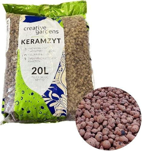 20L GT Prospect Home & Garden Expanded Clay Pebbles, 8-16 mm, Lightweight Aggregate for Hydroponic Plants, Orchids