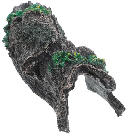 Sosoport Reptilienversteck Für Terrarium Baumloch-Design Reptilienplattform-dekor Hergestellt Aus Hochwertigem Material Geeignet Für Eidechsen Spinnen Hamster Und Andere Reptilien Als Verst