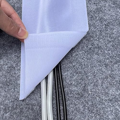 Kabelkanal Kabelschlauch Kabelmanagement Unter Teppich-Drahtschutz, 1 M/3/25 M Lange Kabelgriffleiste, Bodenkabelabdeckung Für Büro/Treppen/Flure, Wiederverwendbare Tuch-Netzkabel-Raceway-Concealer-Ro