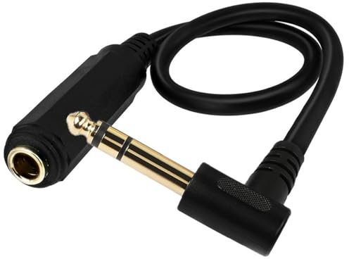 LLINthy Cavo di prolunga audio stereo da 6,5 mm maschio a femmina 6,3 per audio professionale