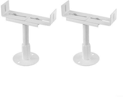 Heizkörperhalterungen aus Aluminium, 2-teiliges Set mit Höhenverstellung (verstellbar 13–18 cm)