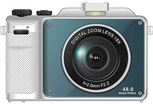 ZGJIAJU Dual Lens Digital Photo Camera For Selfie 4K Photography Camcorder DIY Frame Beginner Vlog Video Recorder 18X Live Stream Webcam